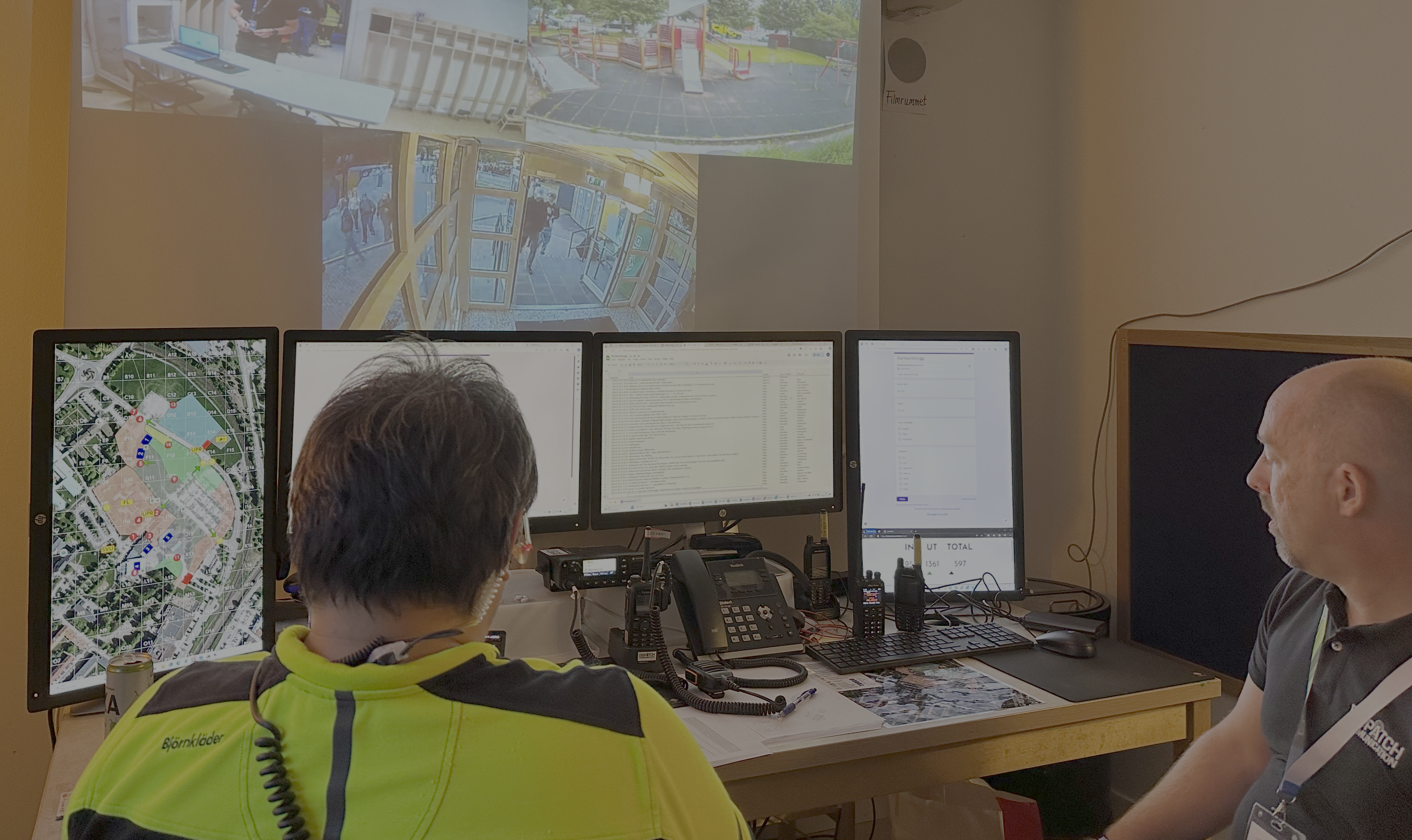 Event, produktion och teknik på plats